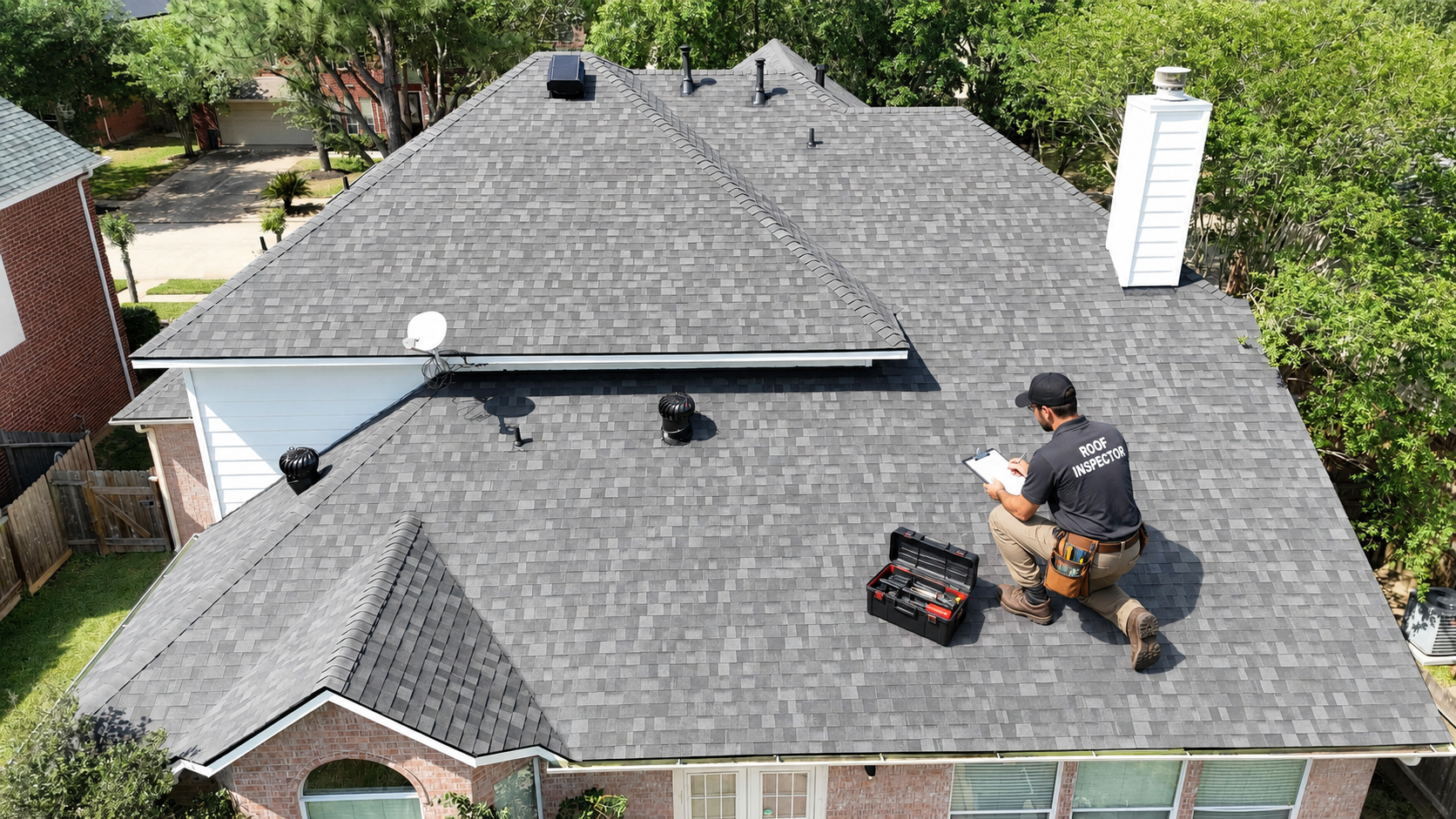 Roof inspection of 360 Power roofing